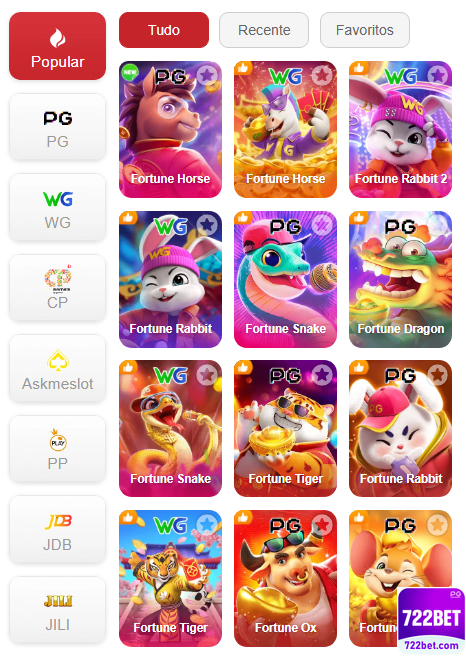 Experiência de Jogos 722bet.com