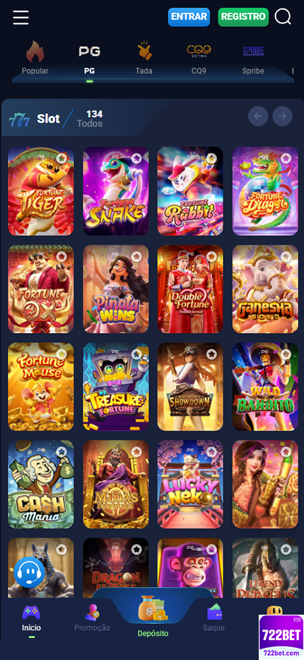 Prêmios Jogos 722bet.com