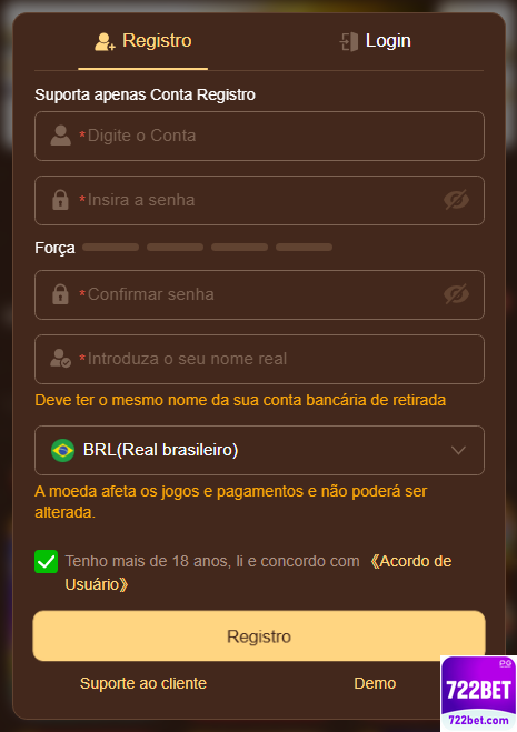 Recompensas VIP 722bet.com