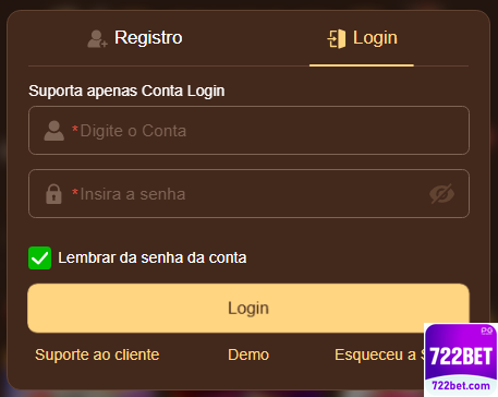 Segurança 722bet.com
